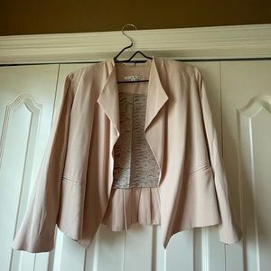CABi vintage pale pink flare back blazer.Size Medium